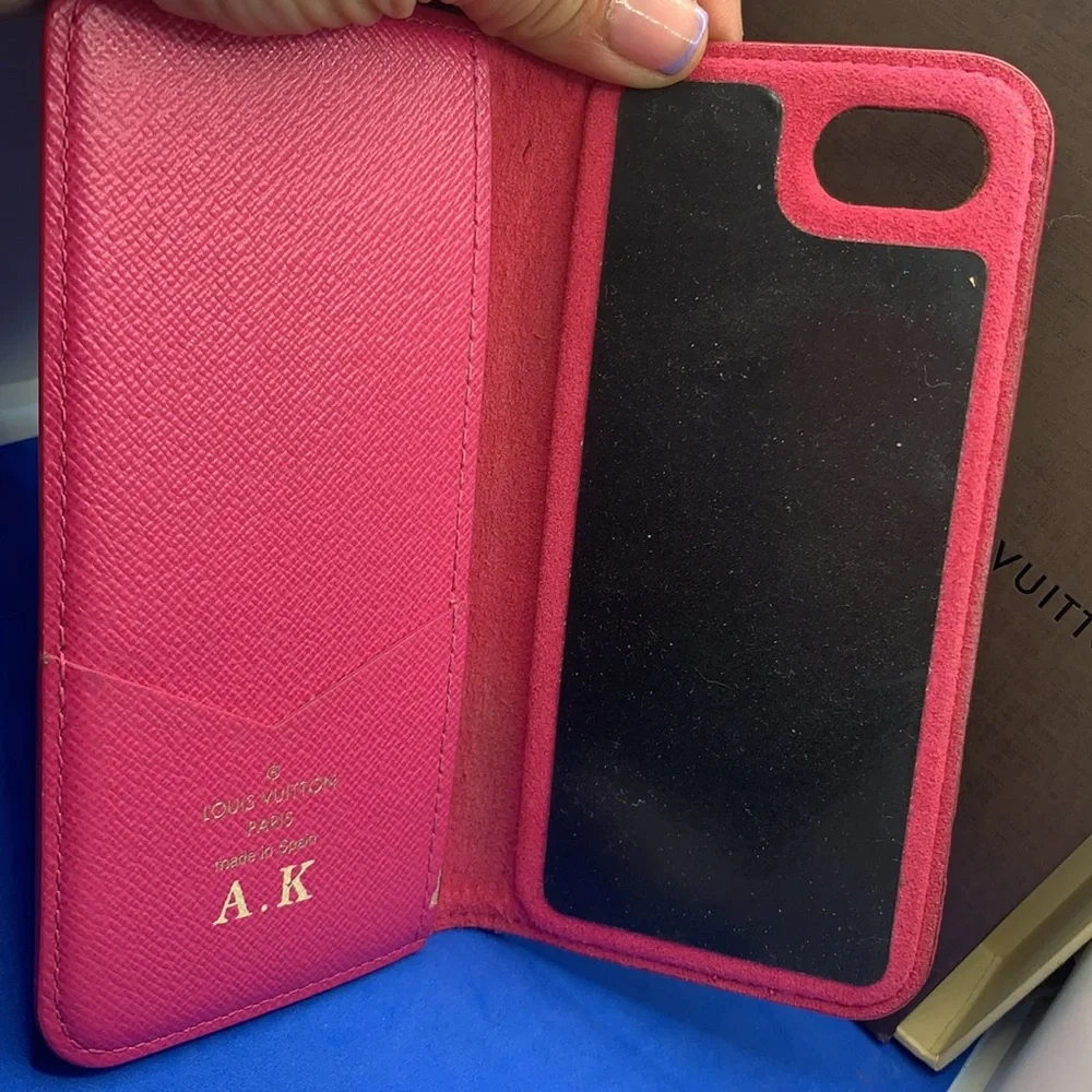 💝 💖 Louis‎ Vuitton monogram iPhone case pink interior 2/5